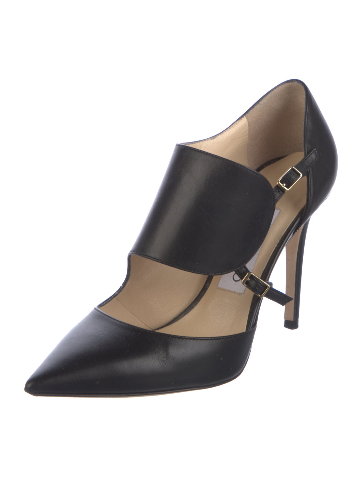 Jimmy Choo Leather D'Orsay Pumps