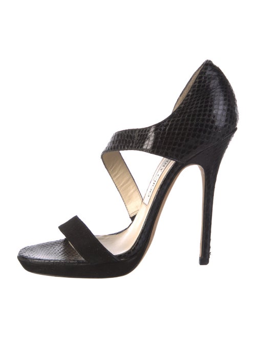 Jimmy Choo Snakeskin Animal Print Sandals
