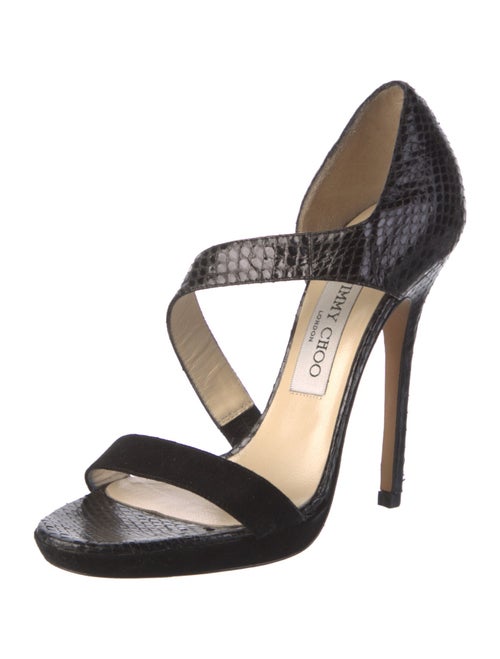 Jimmy Choo Snakeskin Animal Print Sandals