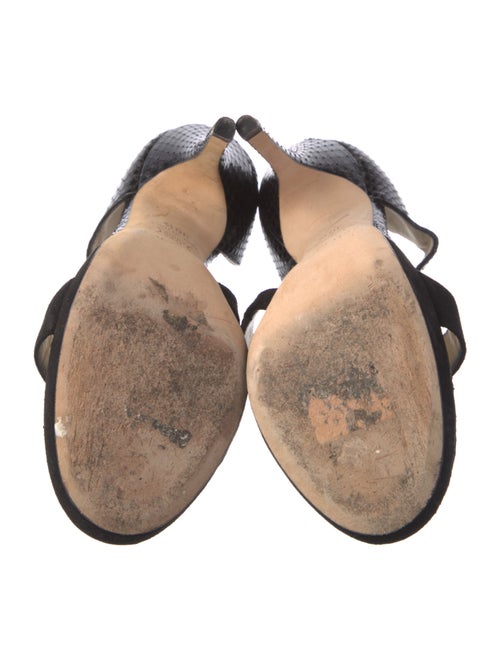 Jimmy Choo Snakeskin Animal Print Sandals