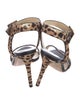 Jimmy Choo Ponyhair Animal Print Sandals
