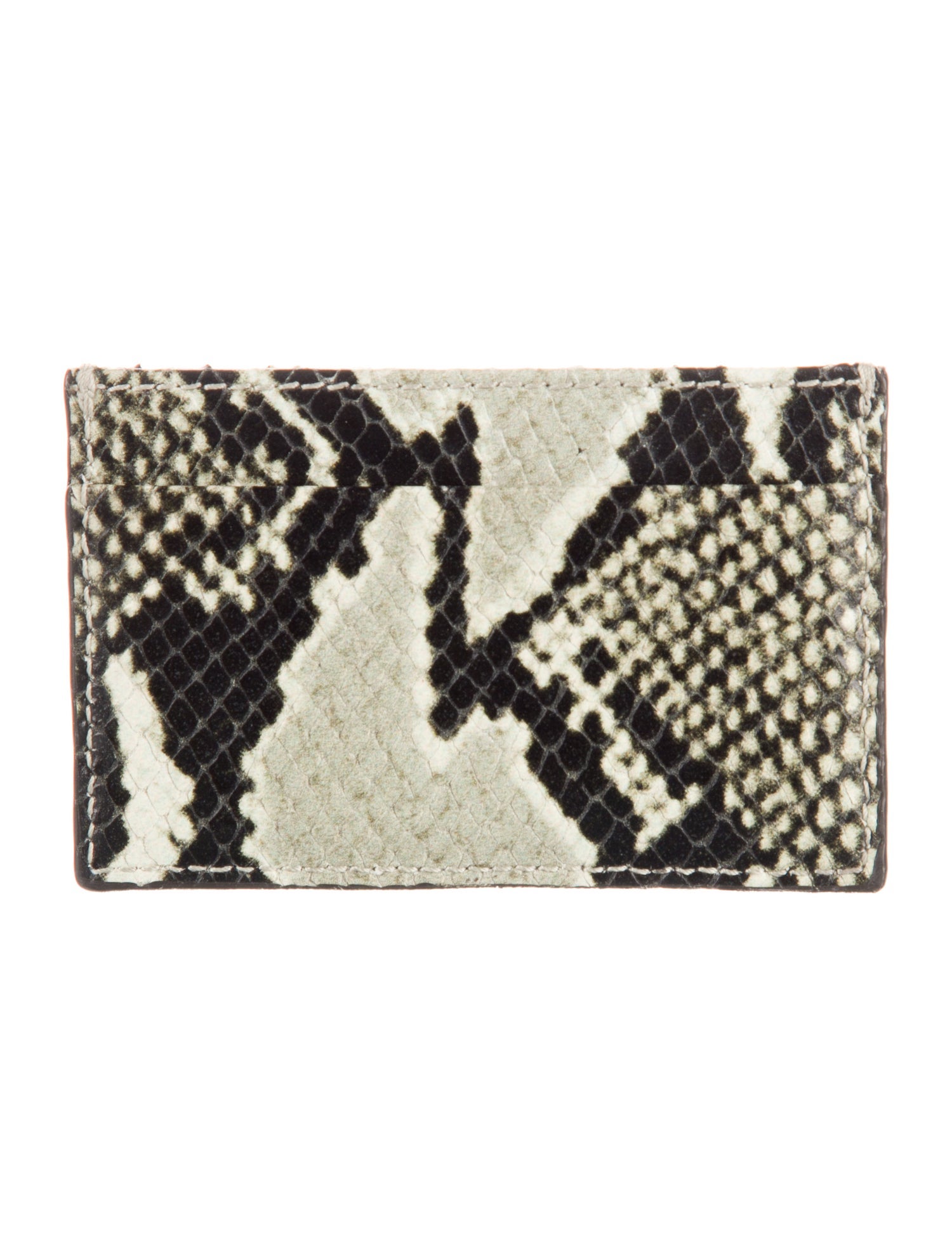 Jimmy Choo Leather Animal Print Bifold Wallet