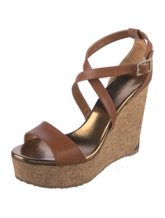 Jimmy Choo Leather Espadrilles