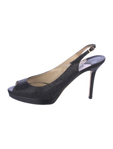 Jimmy Choo Sandals Glitter Accents Slingback IT 40 | 10