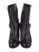 Jimmy Choo Leather Moto Boots