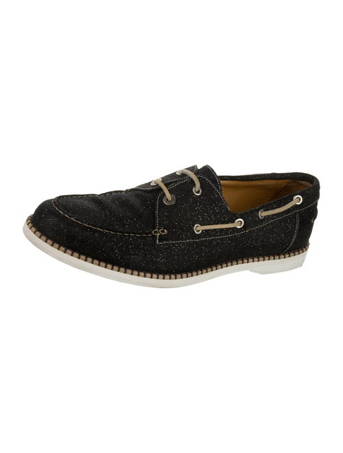 Jimmy Choo Canvas Boat Shoes