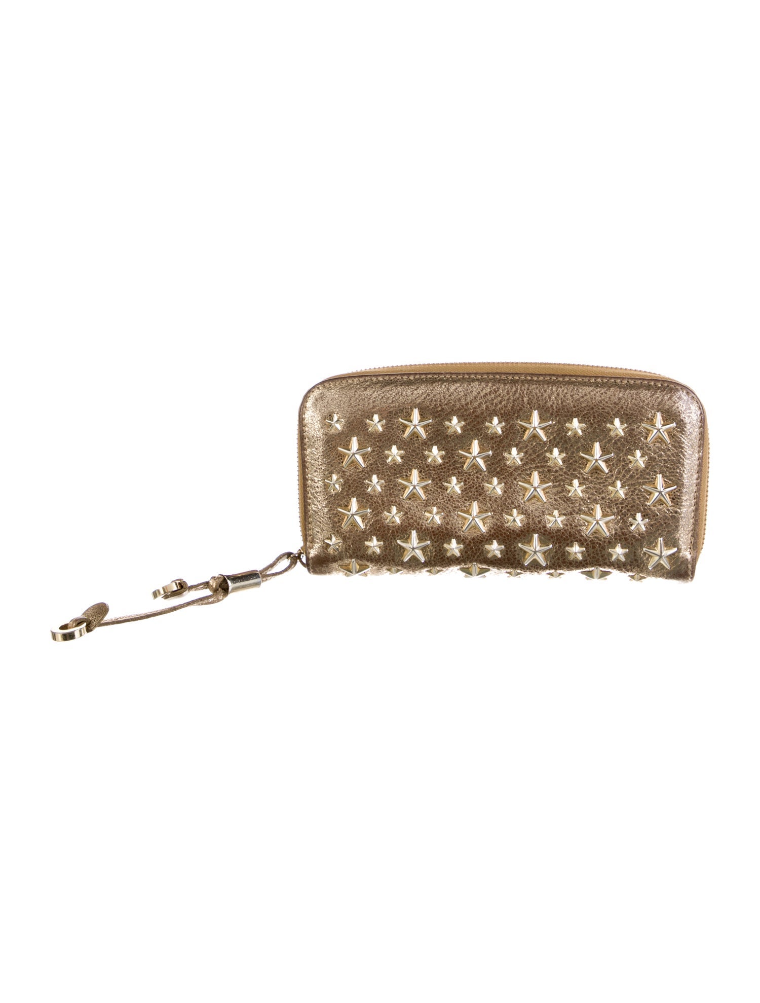 Jimmy Choo Leather Printed Wristlet