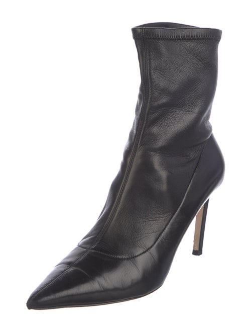 Jimmy Choo Leather Sock Boots