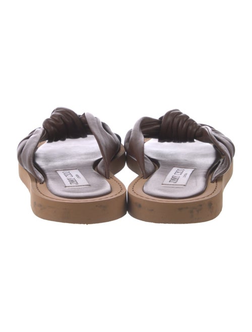 Jimmy Choo Leather Slides