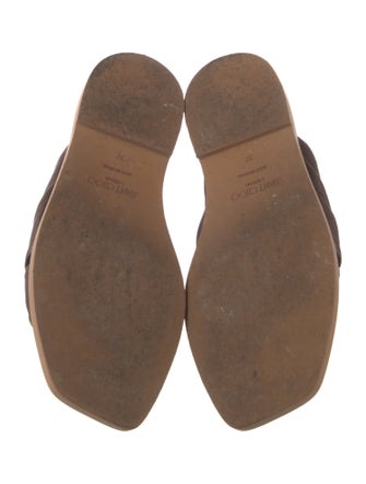 Jimmy Choo Leather Slides