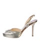 Jimmy Choo Glitter Slingback Pumps