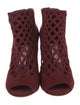 Jimmy Choo Suede Cutout Accent Lace-Up Boots