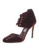 Jimmy Choo Velvet D'Orsay Pumps