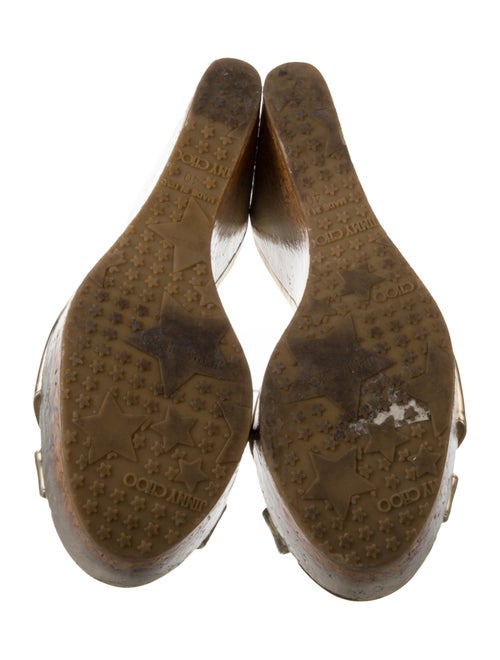 Jimmy Choo Leather Slides