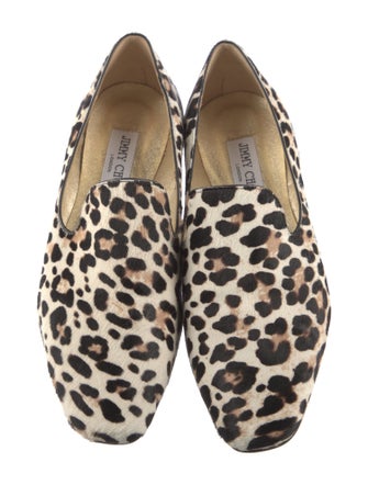 Jimmy Choo Animal Print Flats