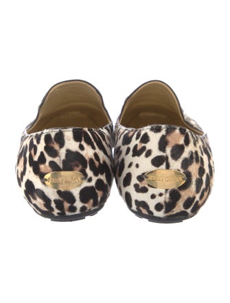 Jimmy Choo Animal Print Flats
