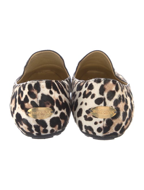 Jimmy Choo Animal Print Flats
