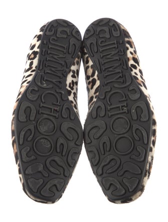 Jimmy Choo Animal Print Flats