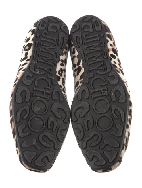 Jimmy Choo Animal Print Flats