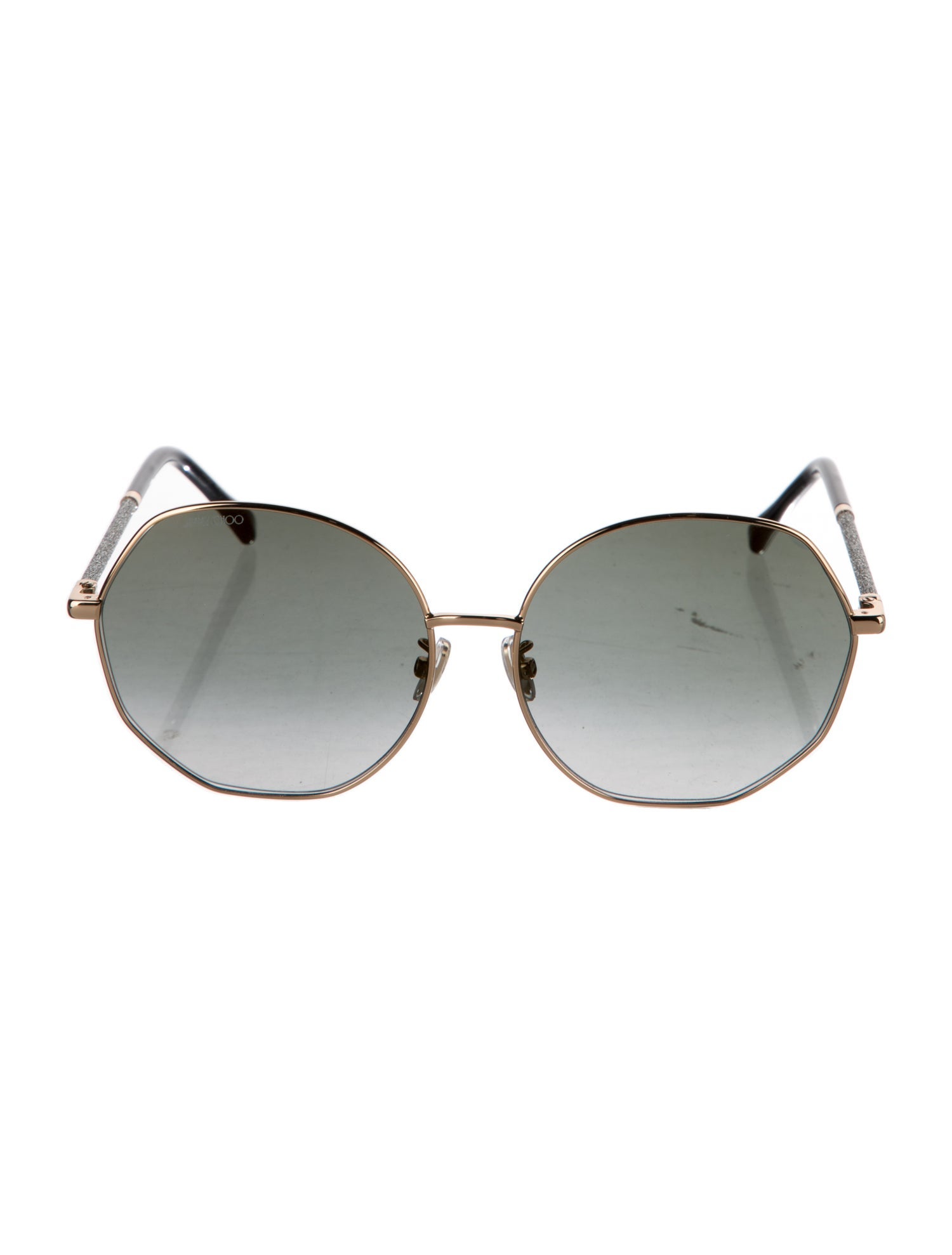 Jimmy Choo Oversize Gradient Sunglasses