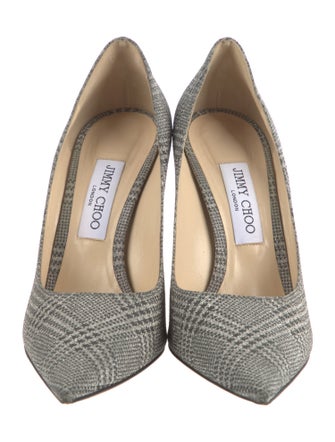 Jimmy Choo Glitter Printed Pumps