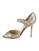 Jimmy Choo Glitter Glitter Accents D'Orsay Pumps
