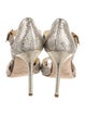 Jimmy Choo Glitter Glitter Accents D'Orsay Pumps