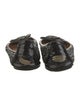 Jimmy Choo Glitter Bow Accents Ballet Flats