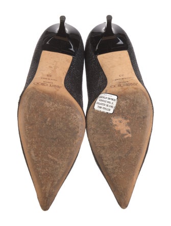 Jimmy Choo Glitter Printed Pumps