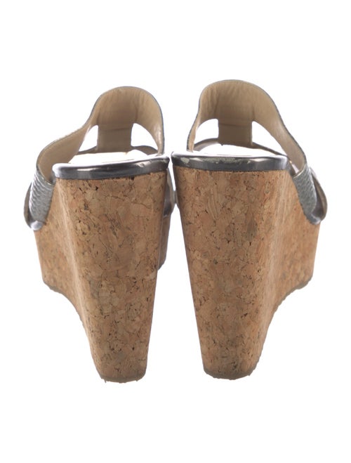 Jimmy Choo Leather Cutout Accent