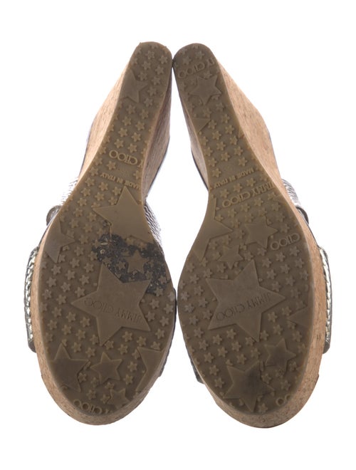 Jimmy Choo Leather Cutout Accent