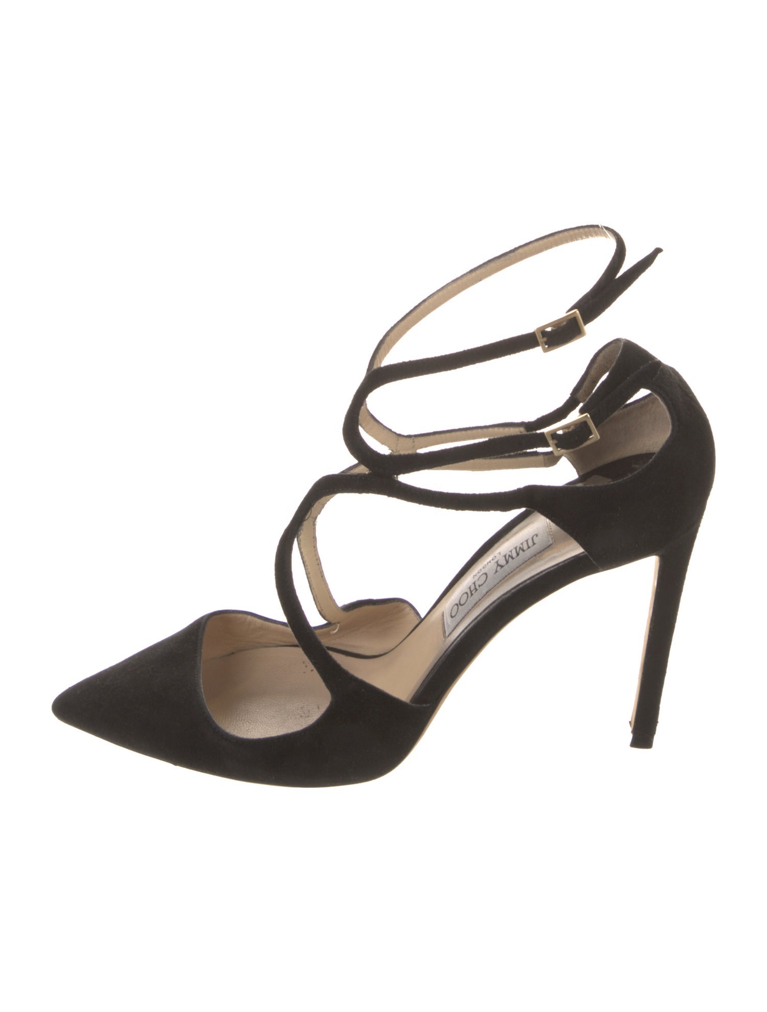 Jimmy Choo Suede T-Strap Pumps