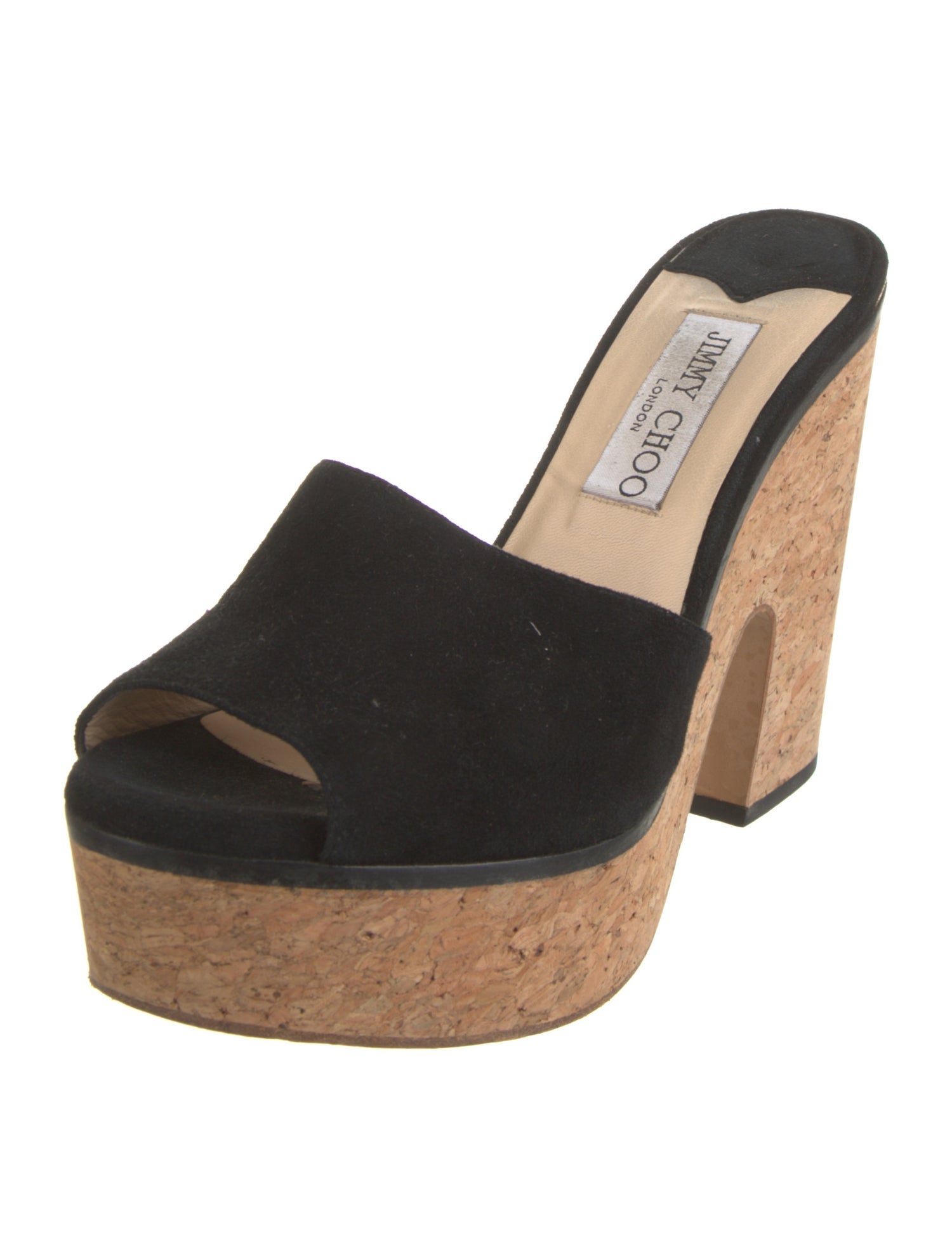 Jimmy Choo Suede Slides