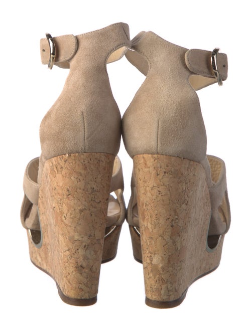 Jimmy Choo Suede Cutout Accent Espadrilles