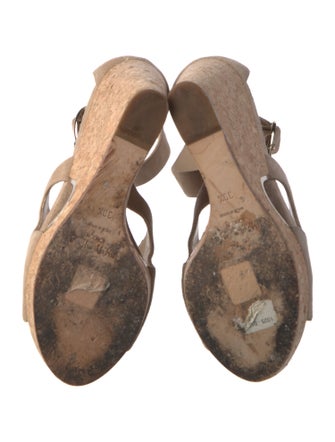 Jimmy Choo Suede Cutout Accent Espadrilles