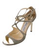 Jimmy Choo Glitter Accents Sandals