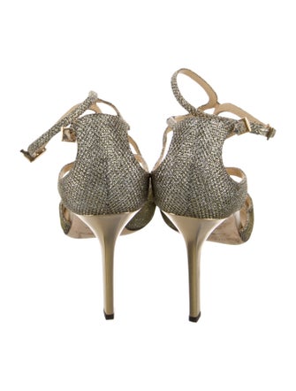 Jimmy Choo Glitter Accents Sandals