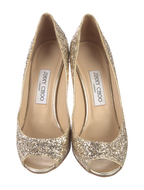 Jimmy Choo Glitter Pumps