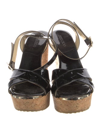 Jimmy Choo Patent Leather Sandals