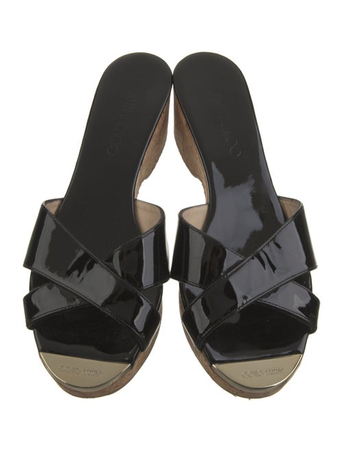 Jimmy Choo Patent Leather Slides