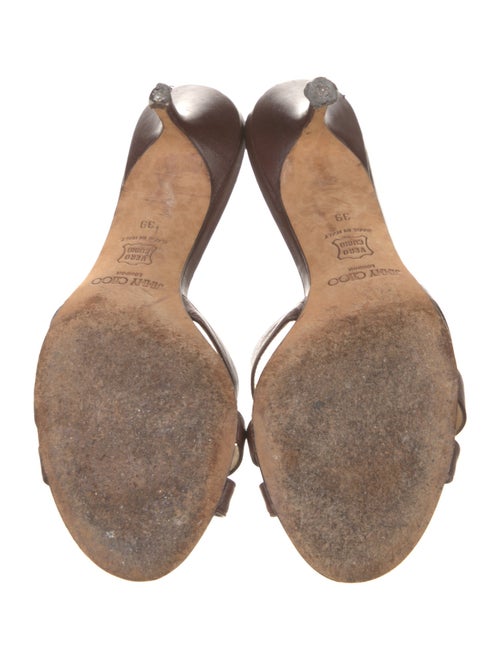 Jimmy Choo Leather Slides