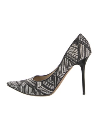 Jimmy Choo Printed D'Orsay Pumps
