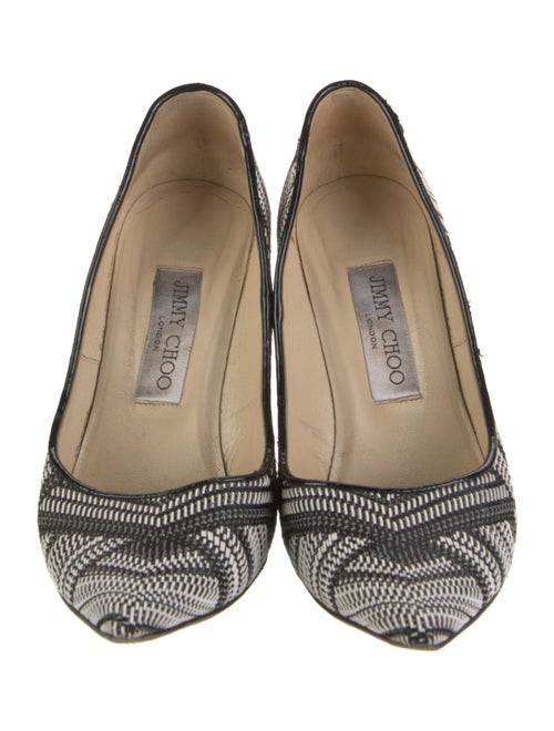 Jimmy Choo Printed D'Orsay Pumps