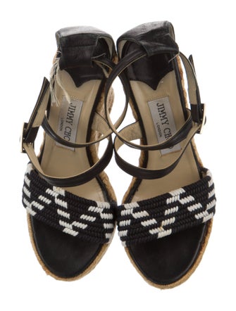 Jimmy Choo Leather Espadrilles