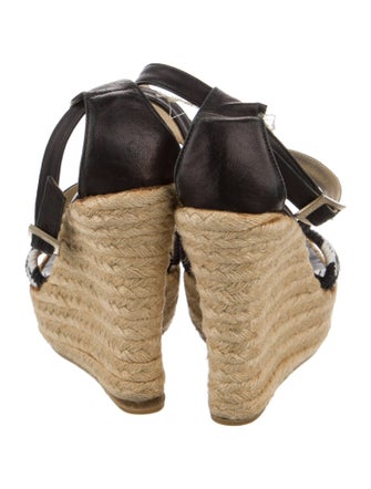 Jimmy Choo Leather Espadrilles