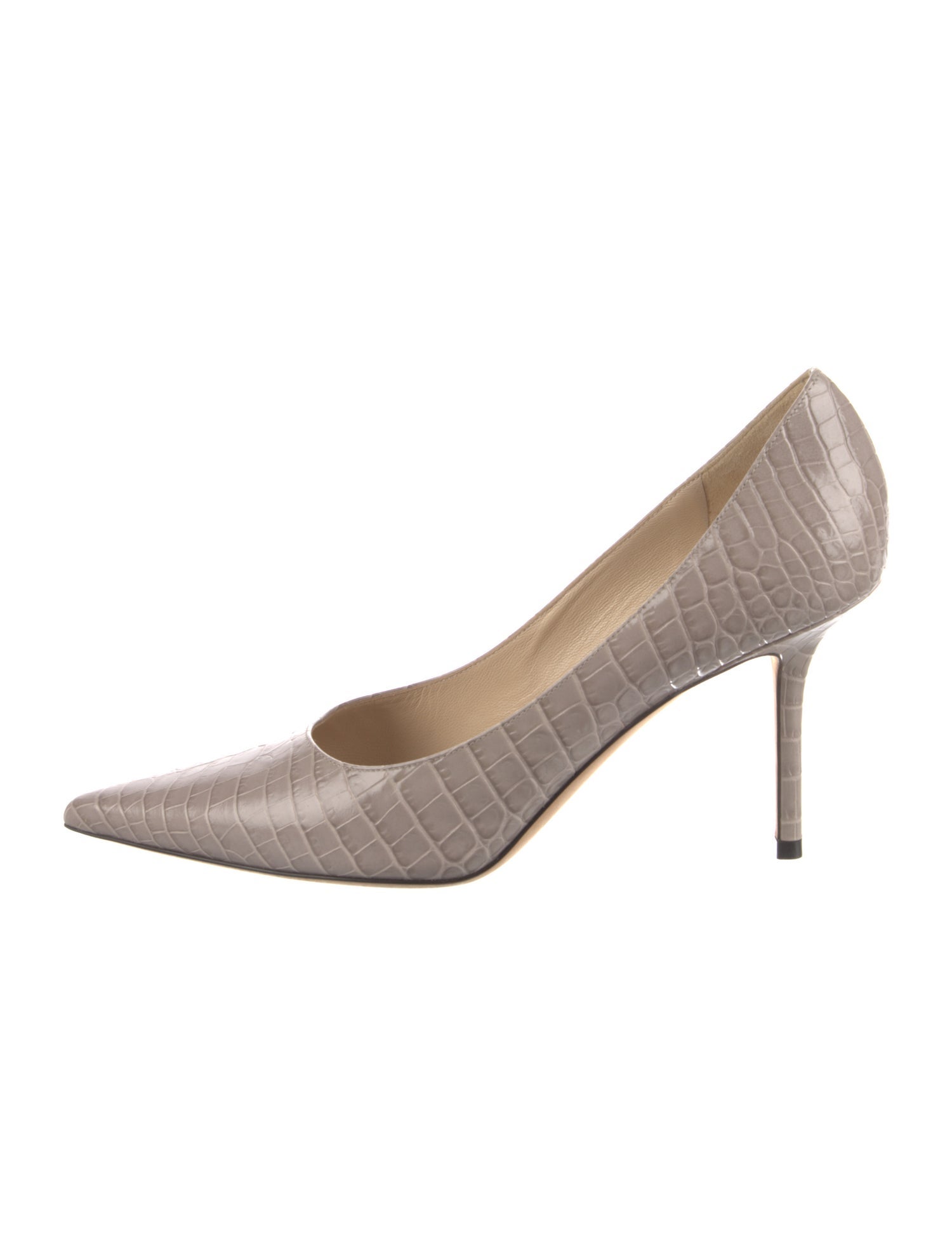 Jimmy Choo Embossed Leather Pumps