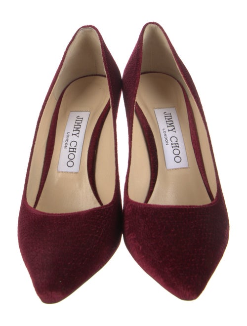 Jimmy Choo Velvet Pumps