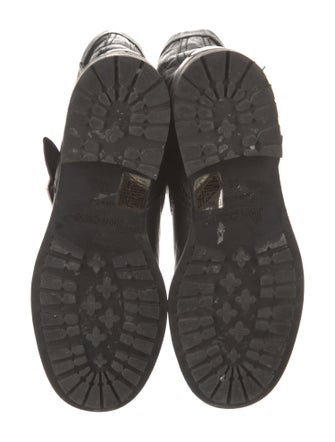 Jimmy Choo Leather Moto Boots