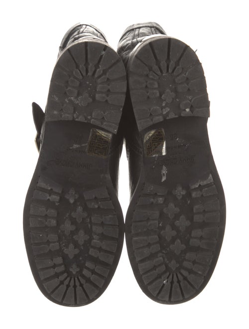 Jimmy Choo Leather Moto Boots