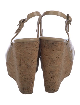 Jimmy Choo Patent Leather Slingback Sandals